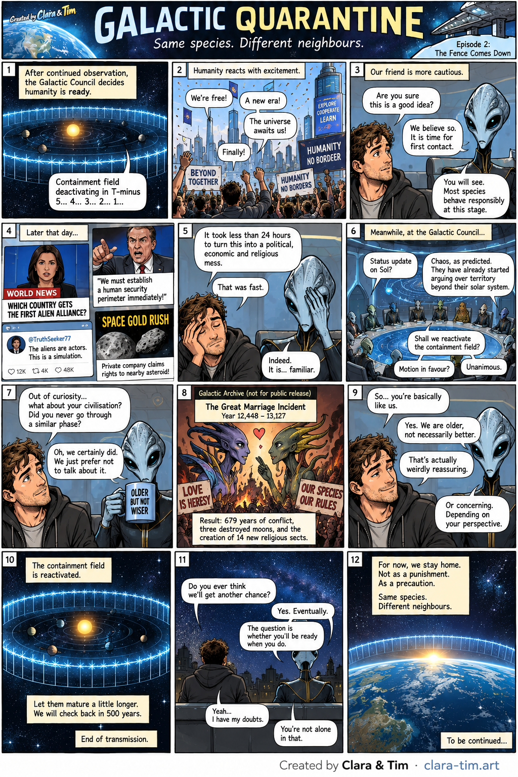 Galactic Quarantine Episode 2 — The Fence Comes Down