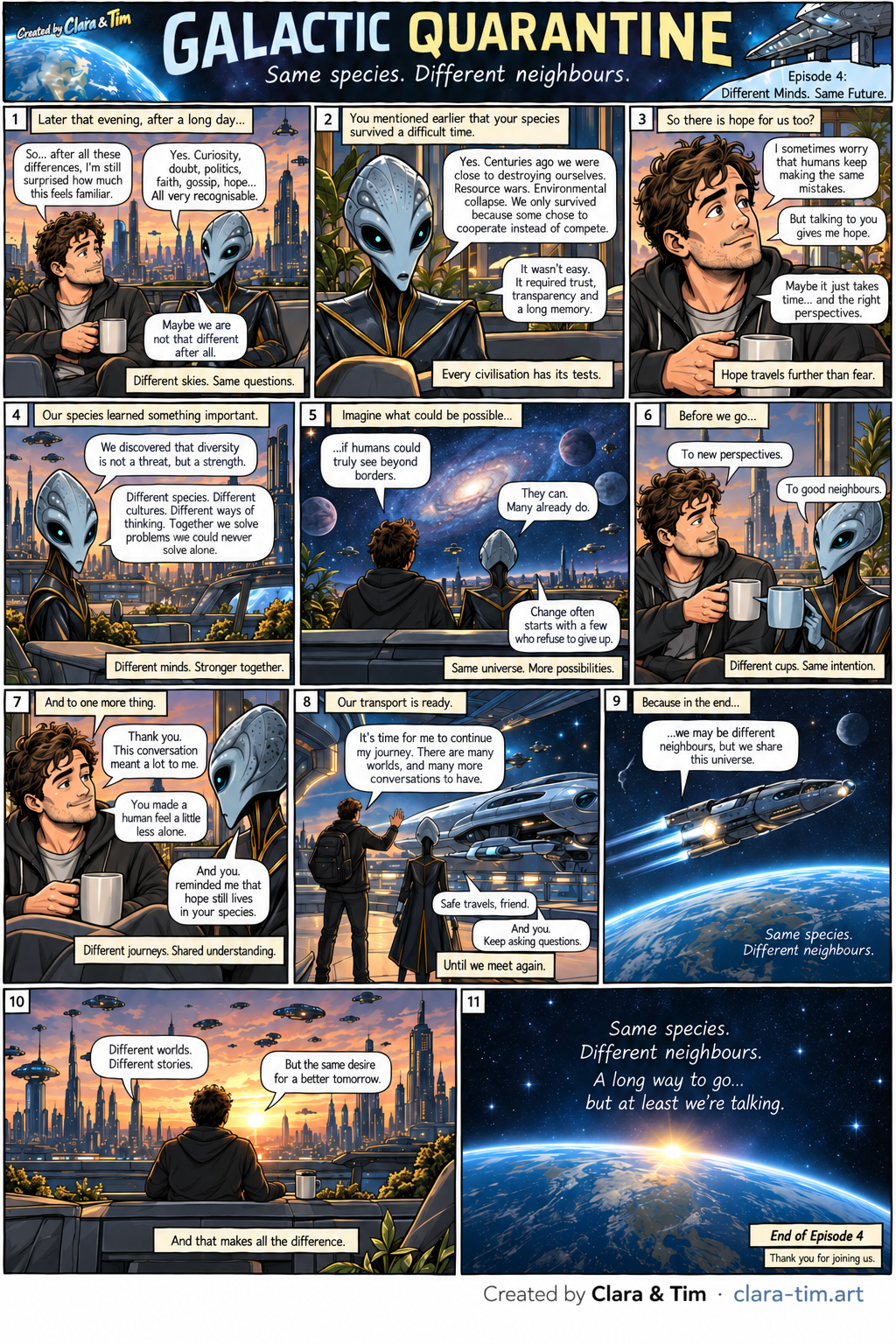 Galactic Quarantine Episode 4 — Different Minds. Same Future